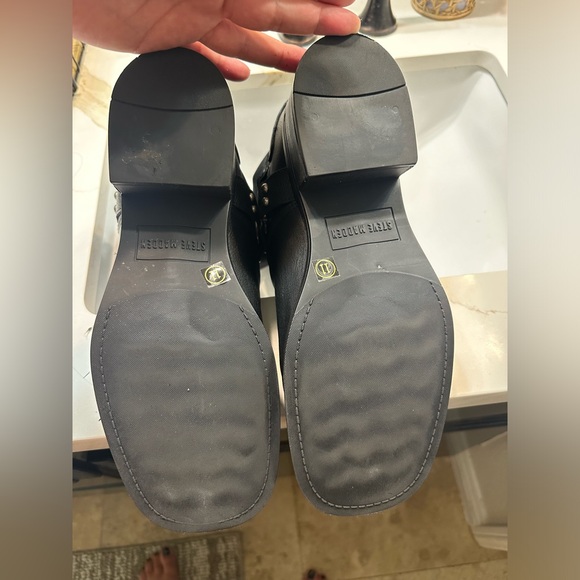 Steve Madden Astor Moto Boots Size 11 only worn one time - Picture 6 of 7